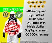от 250 000 сум Дезинфекция Ташкент Dezinfeksiya Tashkent | клоп, клапа