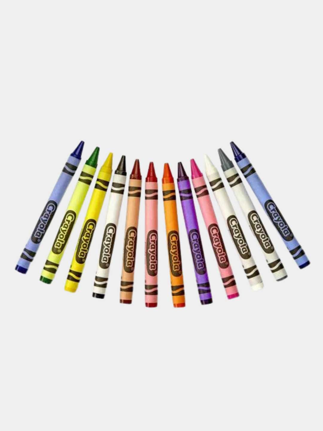 Классические мелки CRAYOLA для детей с разными цветами, 24 шт