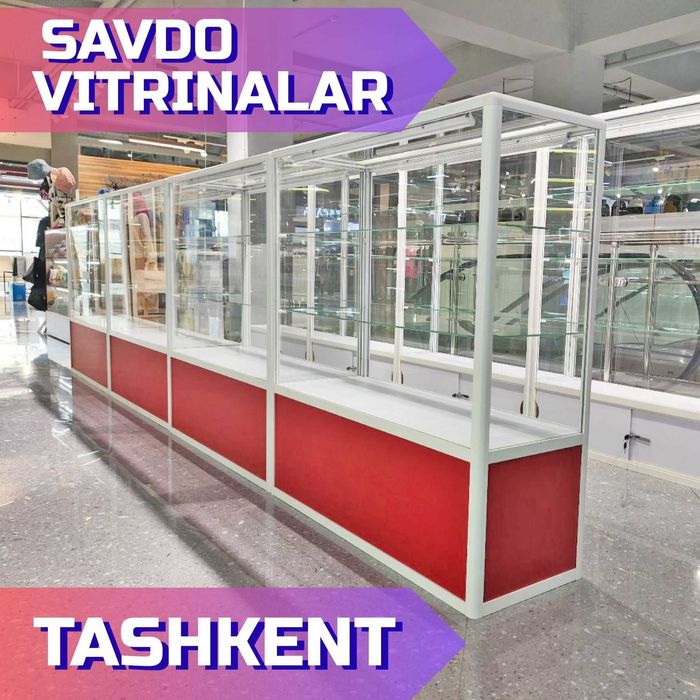 Oynaly prilavkalar, Акция, savdo uskunalari vitrinalar stellajlar