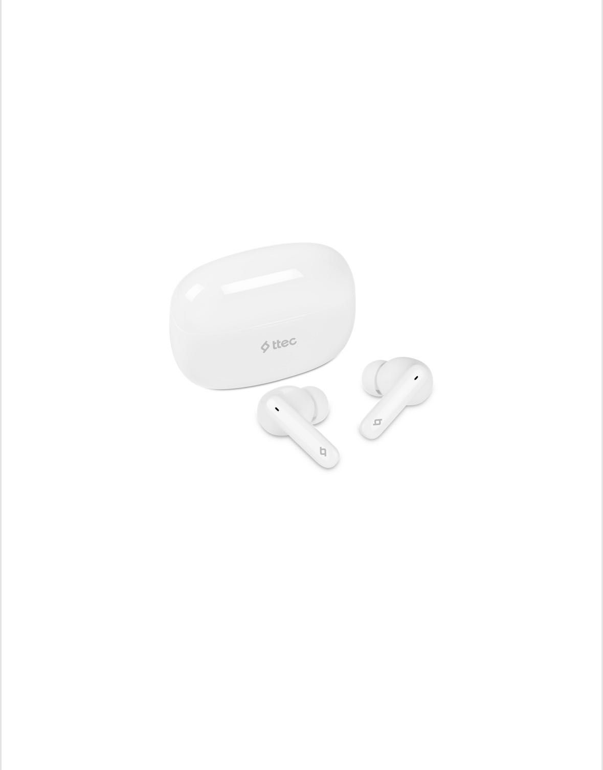 Продавам Чисто Нови Bluetooth слушалки ttec, AirBeat Snap, Бели