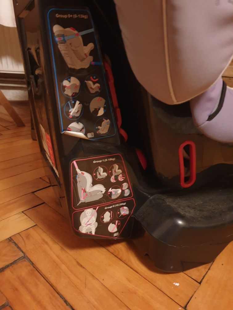 Scaun de masina pentru copii, Pierre Cardin, isofix, scoica