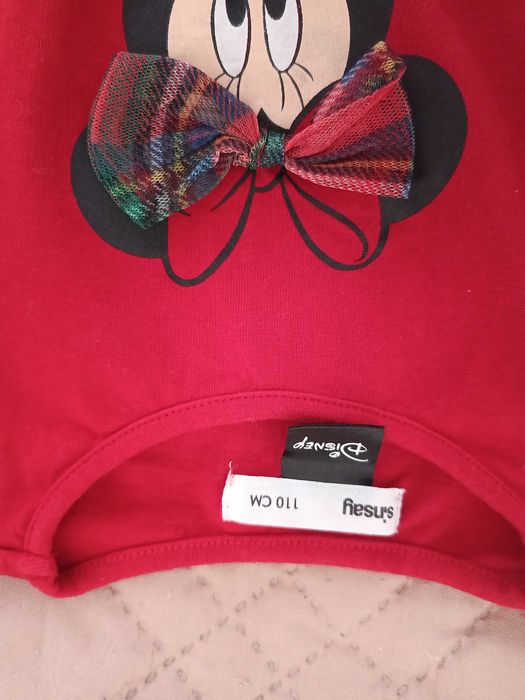 Коледна рокля  с Мини Маус 110  см