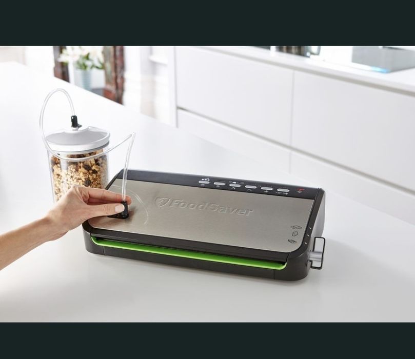 Уред за вакуумиране Foodsaver FFS005X-01, 28 см, 3 Скорости, Сребрист