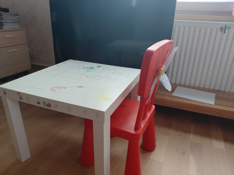 Masuta si scaun Ikea fete 116