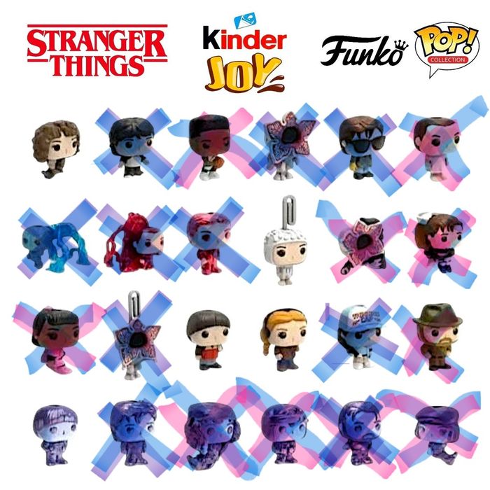 Stranger things Kinder joy funko pop