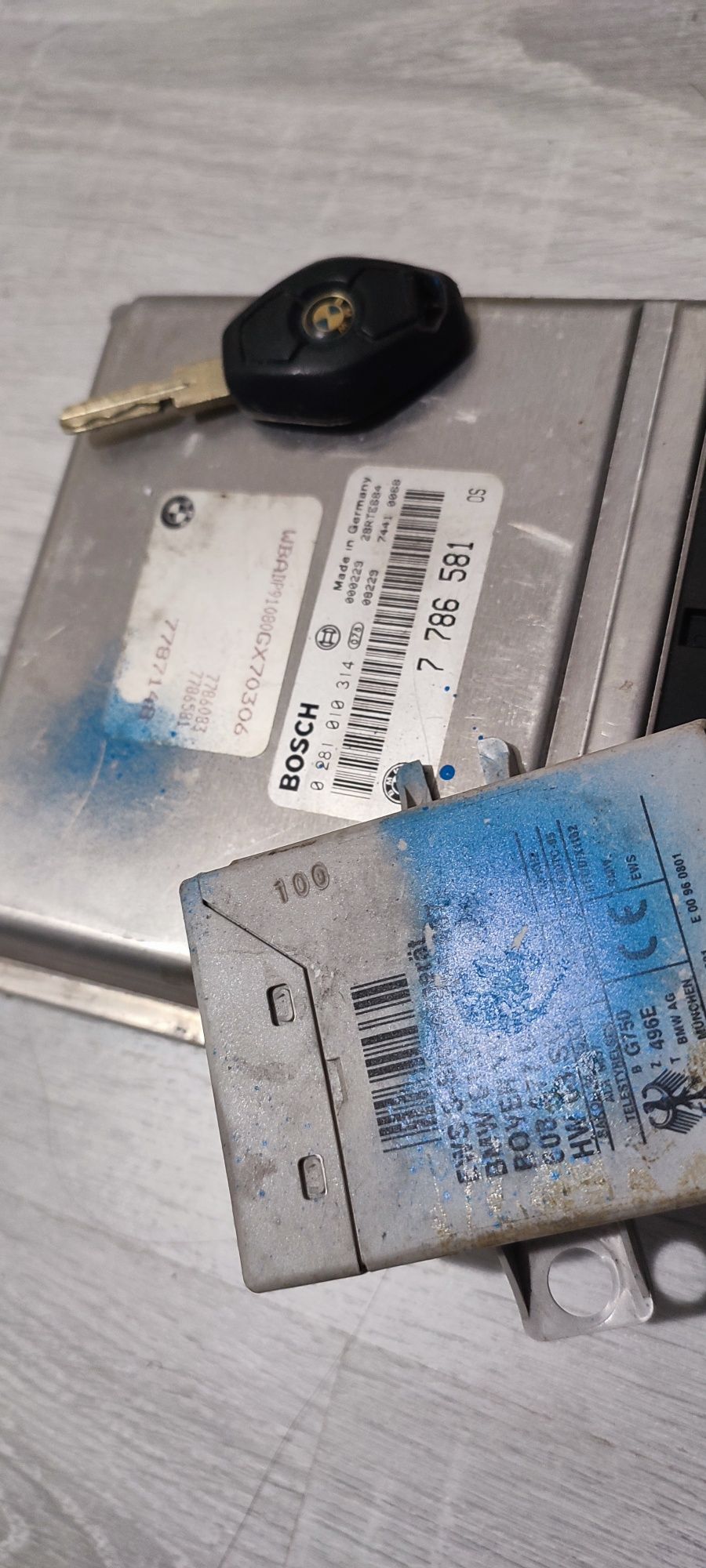 ECU EWS Key BMW m57d25 и табло/километраж