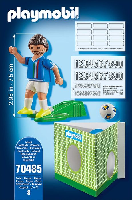 Jucărie Playmobil Sports & Action Fotbalist Italia