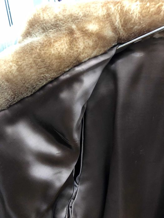 Haina mouton dore, noua, culoare cognac