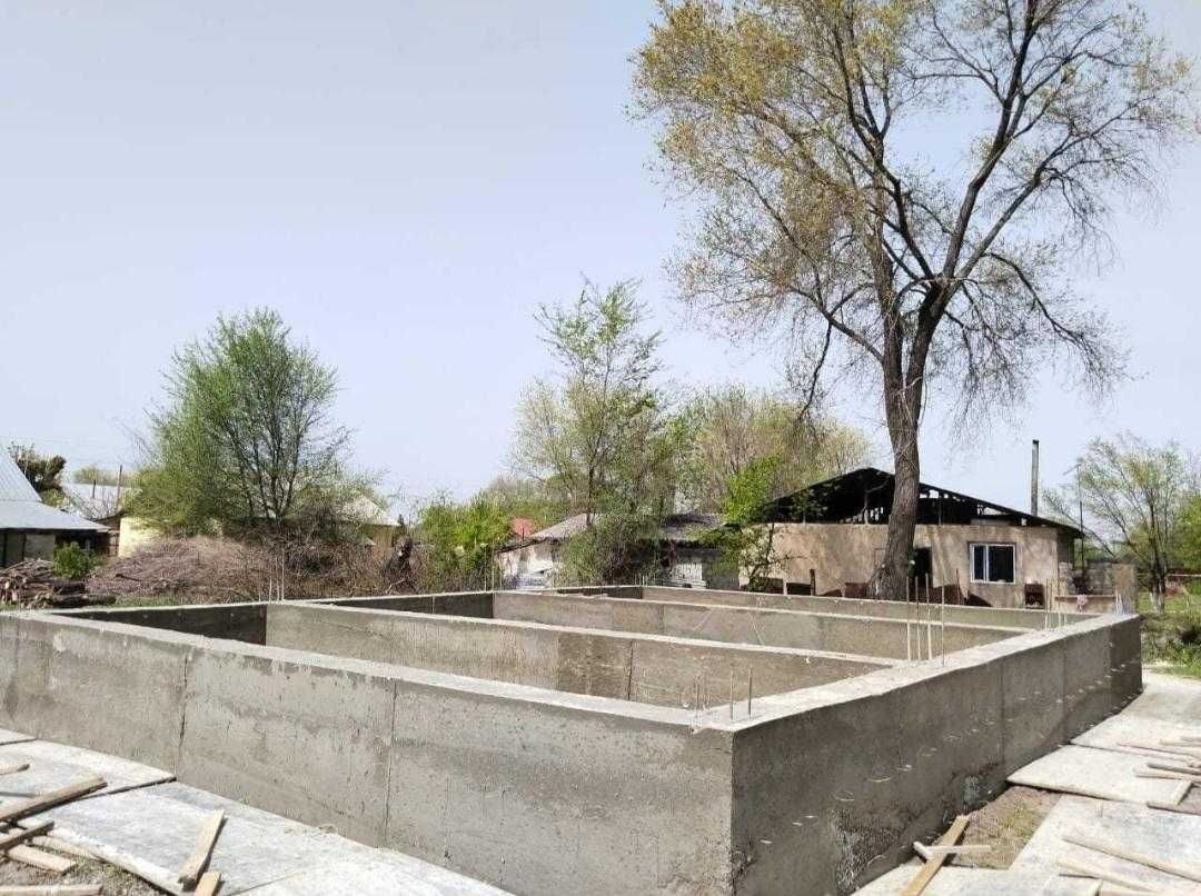 Заливка фундамента