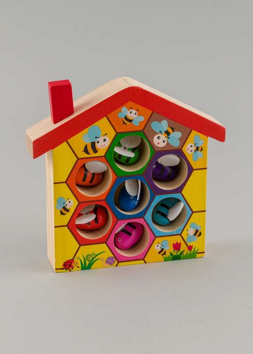 Дървена игра Монтесори пчелички