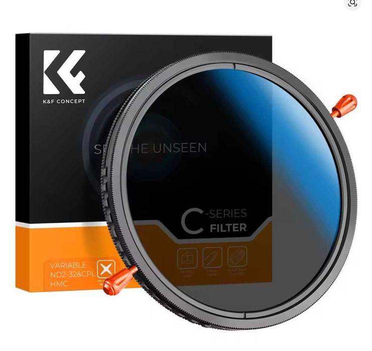 Филтър за обектив K&F Concept 2 in 1 CPL ND2-32 Filter - 67mm