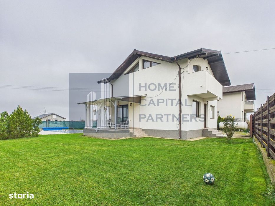 Casa de vânzare în Periș – 4 camere, teren 770 mp, piscină, garaj, apr