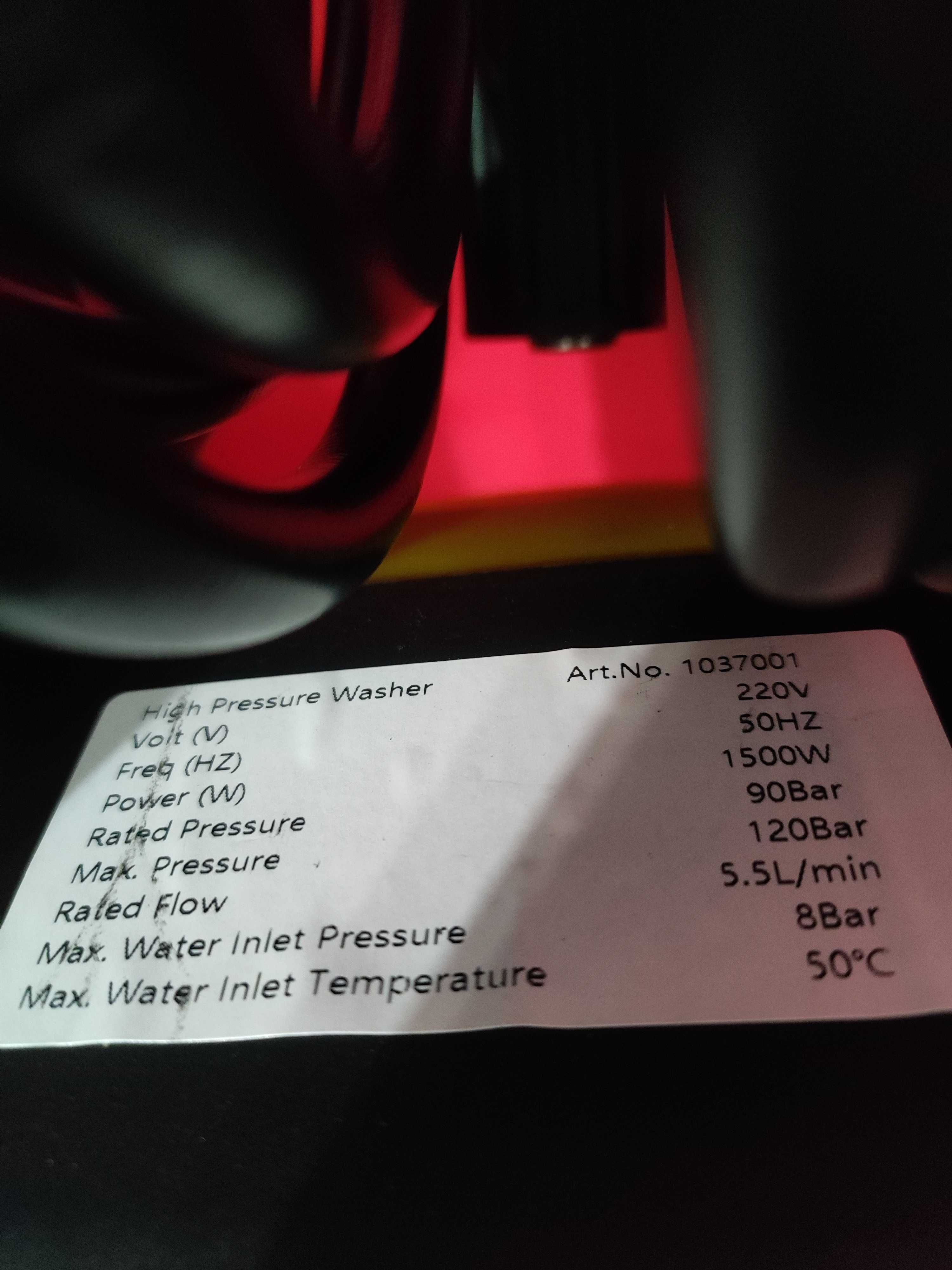 Моечная машина высокого давления Wison  Max 120bar