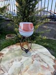 Vază deosebită din sticlă colorată