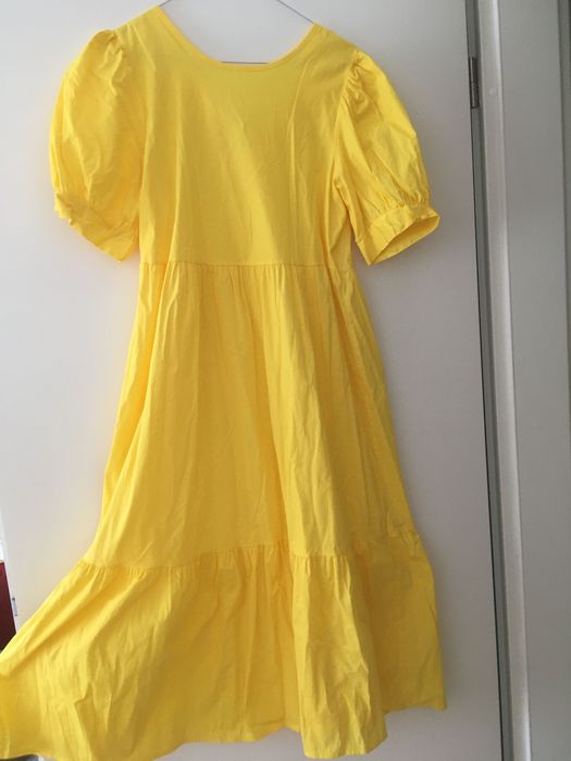 Rochie plaja galbena