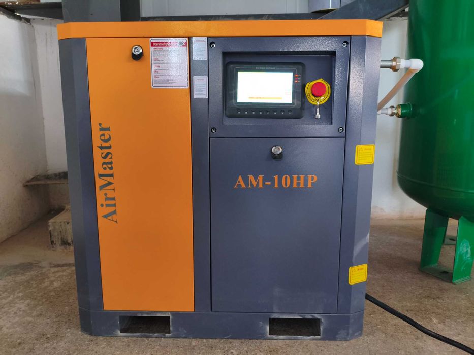 Инверторные винтовые компрессоры AM-10HP 7,5 кВт, 10 бар, 0,85 м3/мин