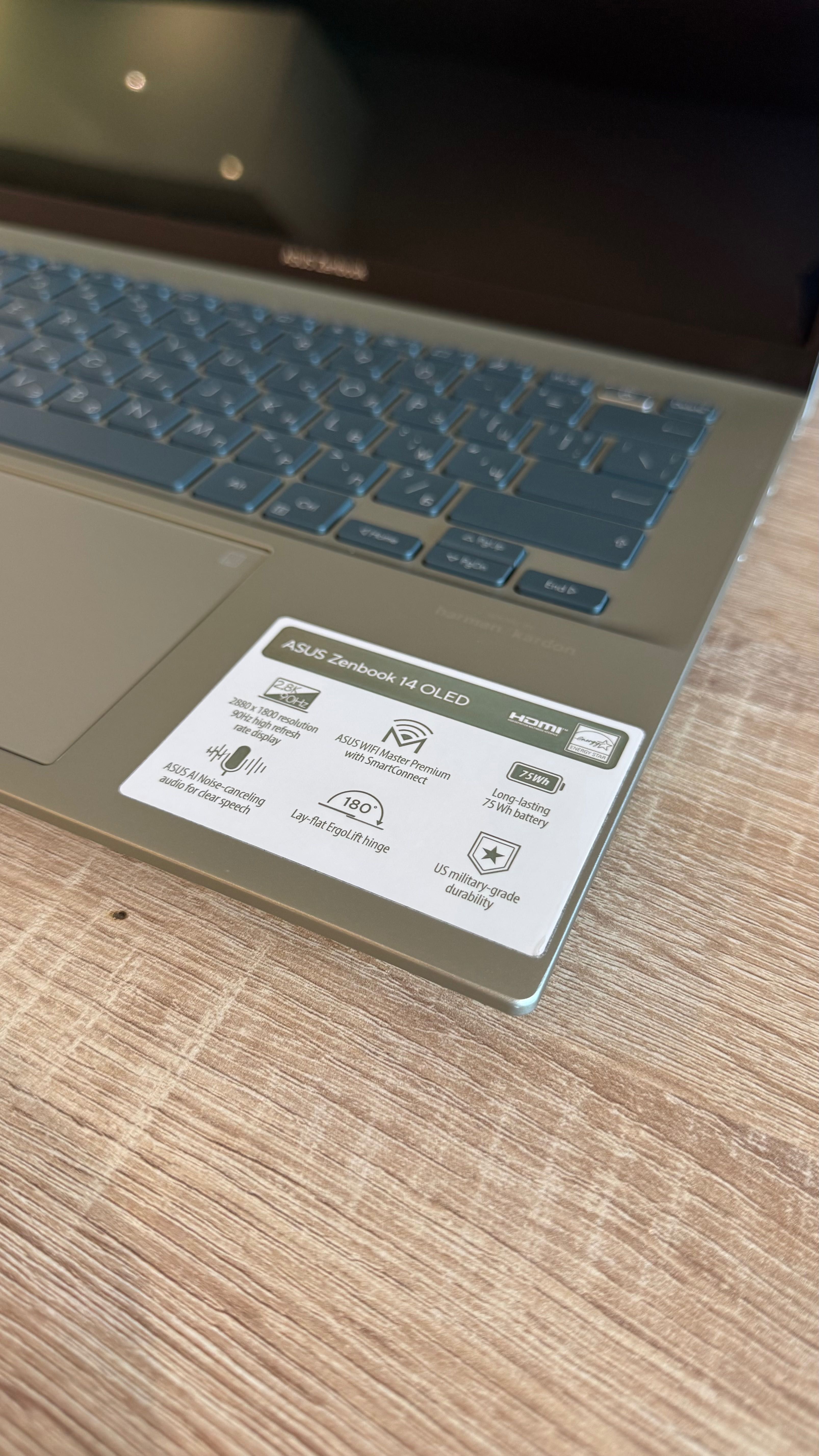 Asus Zenbook 14” 1 TB SSD OLED Display