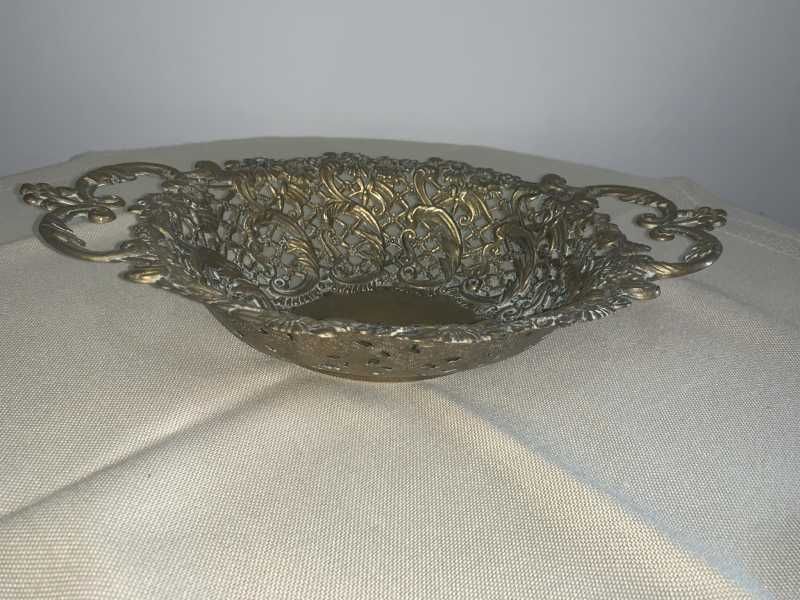 Fructiera din bronz vintage