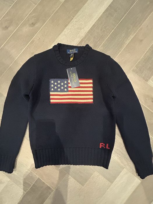 детский свитер polo ralph lauren x usa оригинал