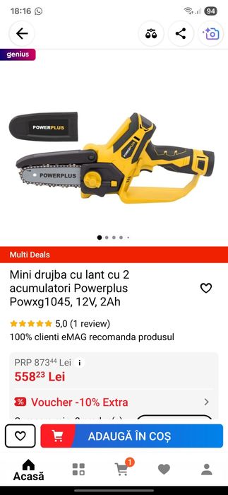 Mini drujba electrica Noua