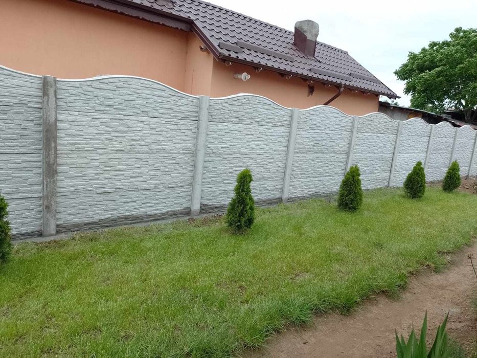 Gard din beton amprentat
