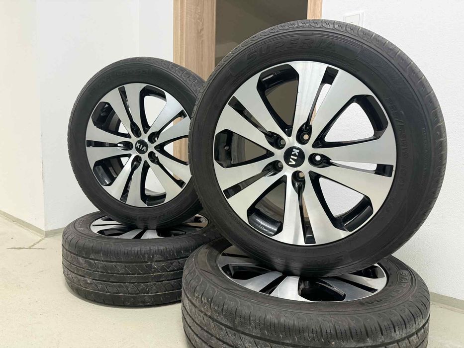 Jante originale KIA R18 5x114,3 500€ + anvelope 235/55R18 vară 200€