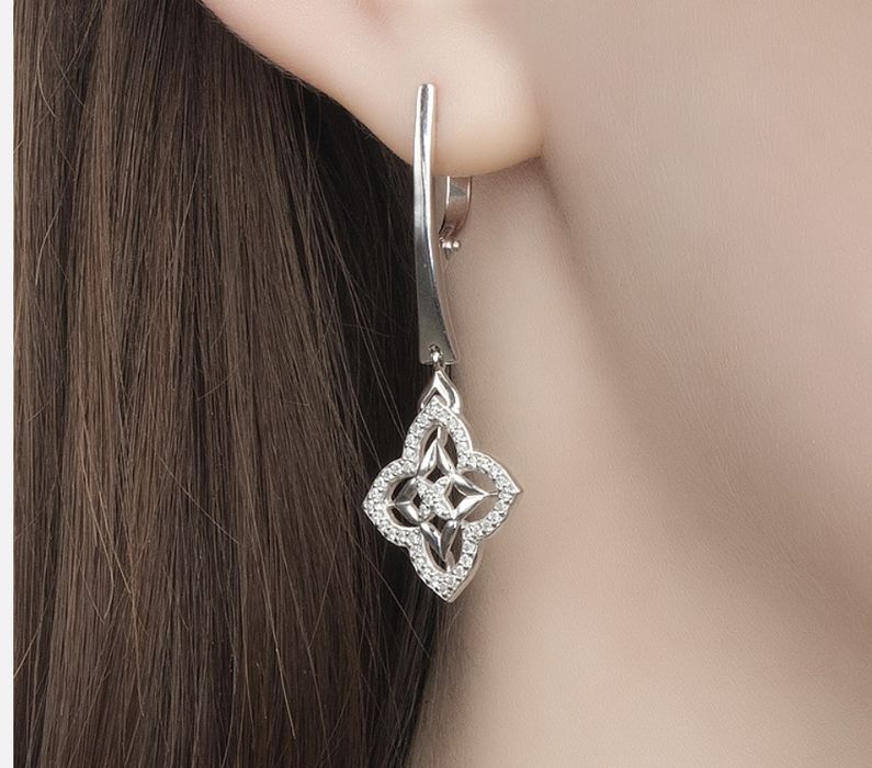 Серебряные серьги недорого новые