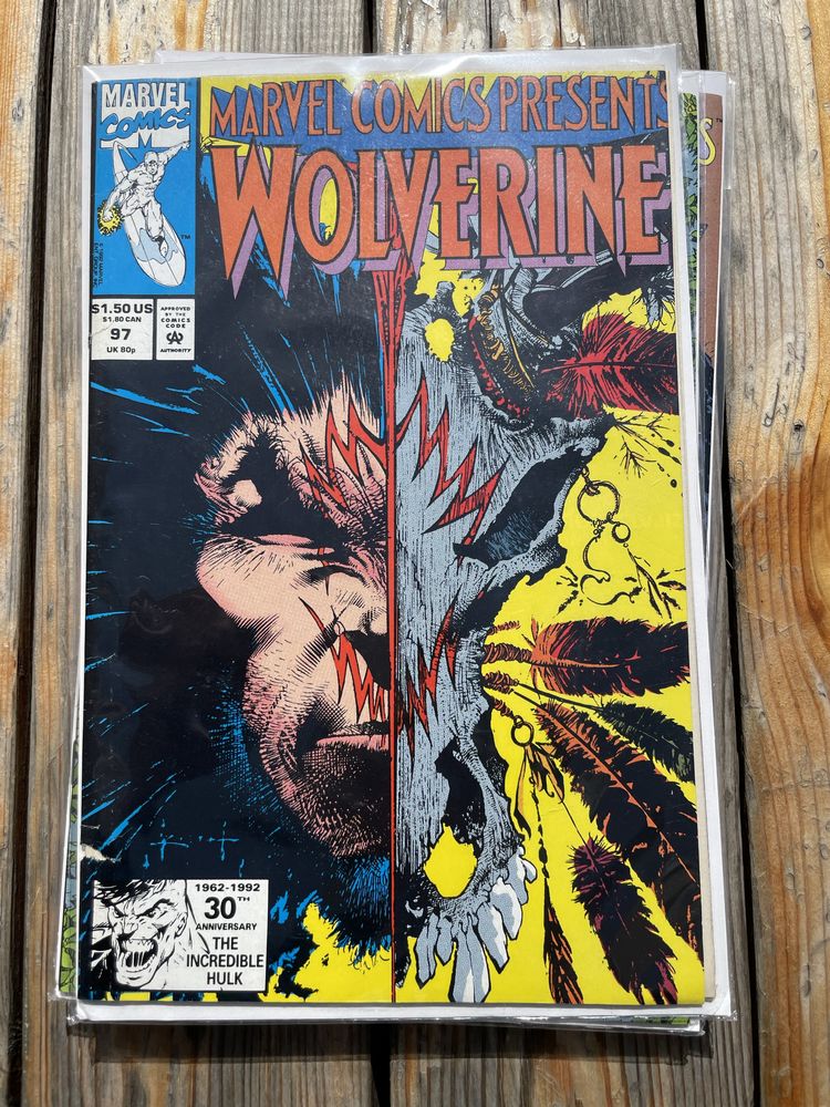 Комиксы 80-90х г. MARVEL Wolverine оригинальные.