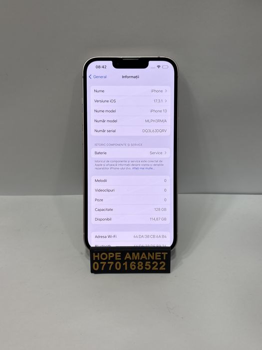 Hope Amanet P1/ iPhone 13 Roz 128 GB 78% Baterie #33020