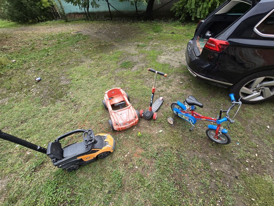 Lot bicicletă mașinuță trotinetă