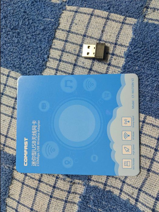 Адаптер WiFi Comfast CF-WU710N V2, приемник для компьютера, интернет