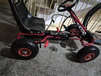 Kart cu Pedale pentru Copii Racer Air, Scaun Reglabil cu 2 Pozitii, Fr