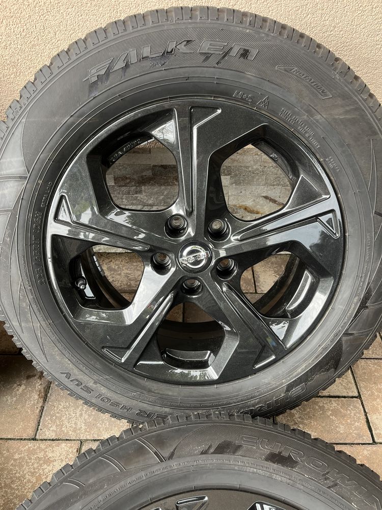 Jante 5x114,3 originale Nissan X-Trail Anvelope 225 65 17