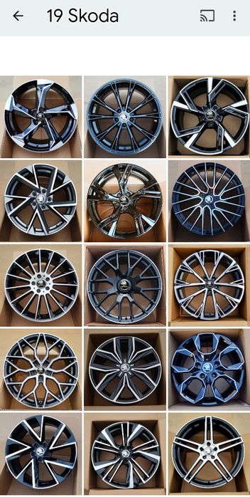 Jante 19 Skoda Octavia VRS Superb Karoq Kodiak ENYAQ  pe 19 "