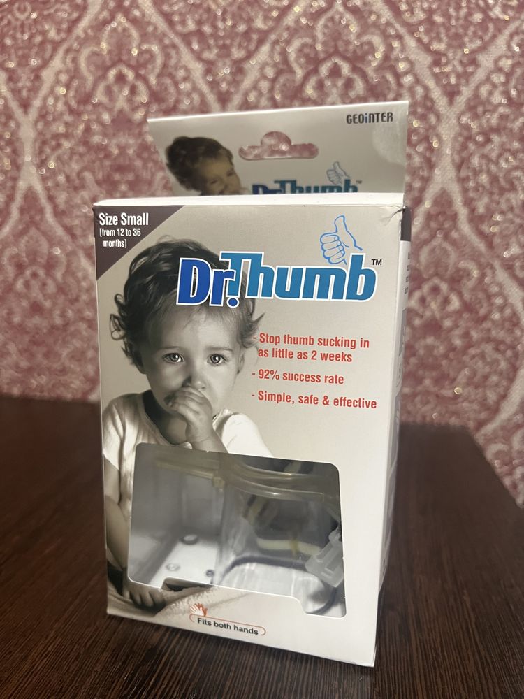 Носадка на больщой палец DrThumb ( для отвыкания сосания руки)