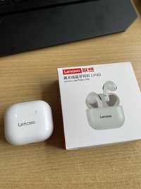 Безжични слушалки Lenovo lp40 / airpods 3 дизайл