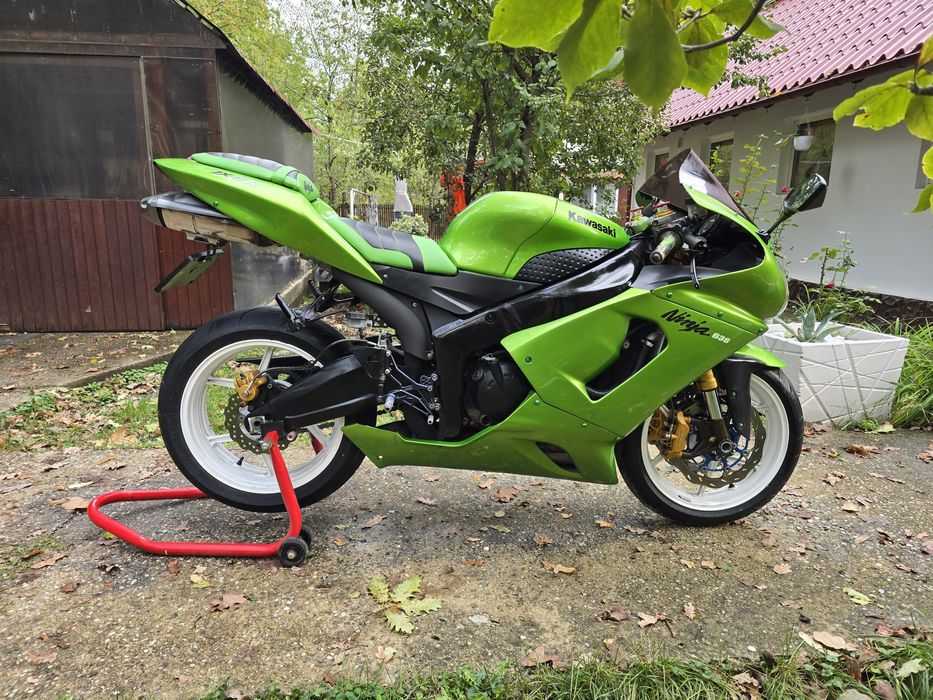 KAWASAKI NINJA ZX6R 636 2005 înmatriculat stare buna