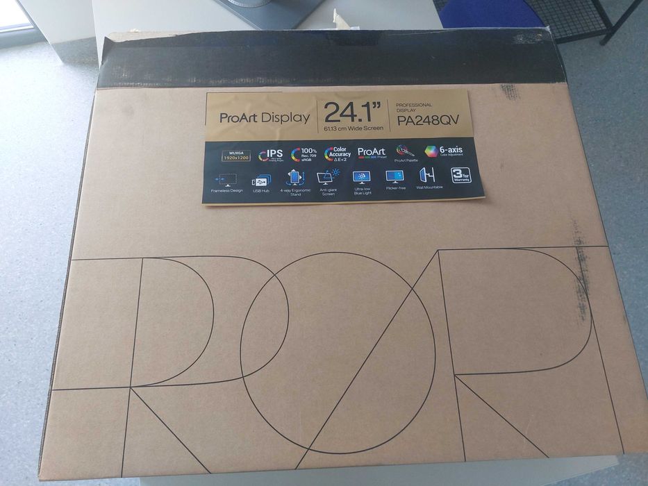 Монитор ASUS ProArt PA248QV 24.1"  16:10,  в гаранция