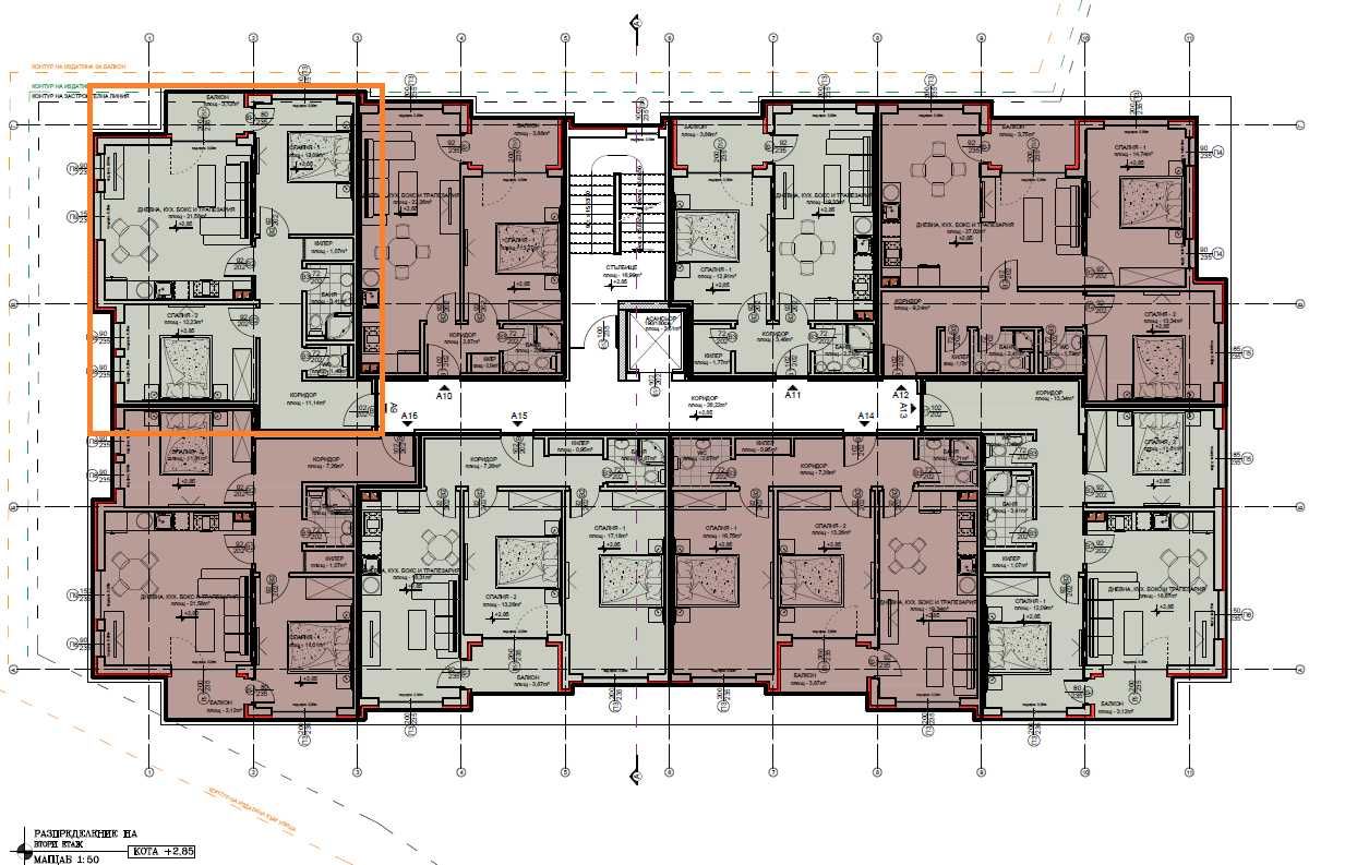Продава се Тристаен апартамент в Хасково, Воеводски - 88 кв.м за 940 €/кв.м - Снимка #1