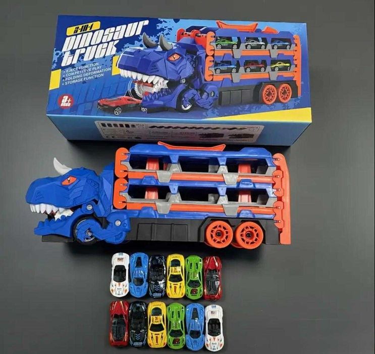 Детски комплект Динозавър камион с колички