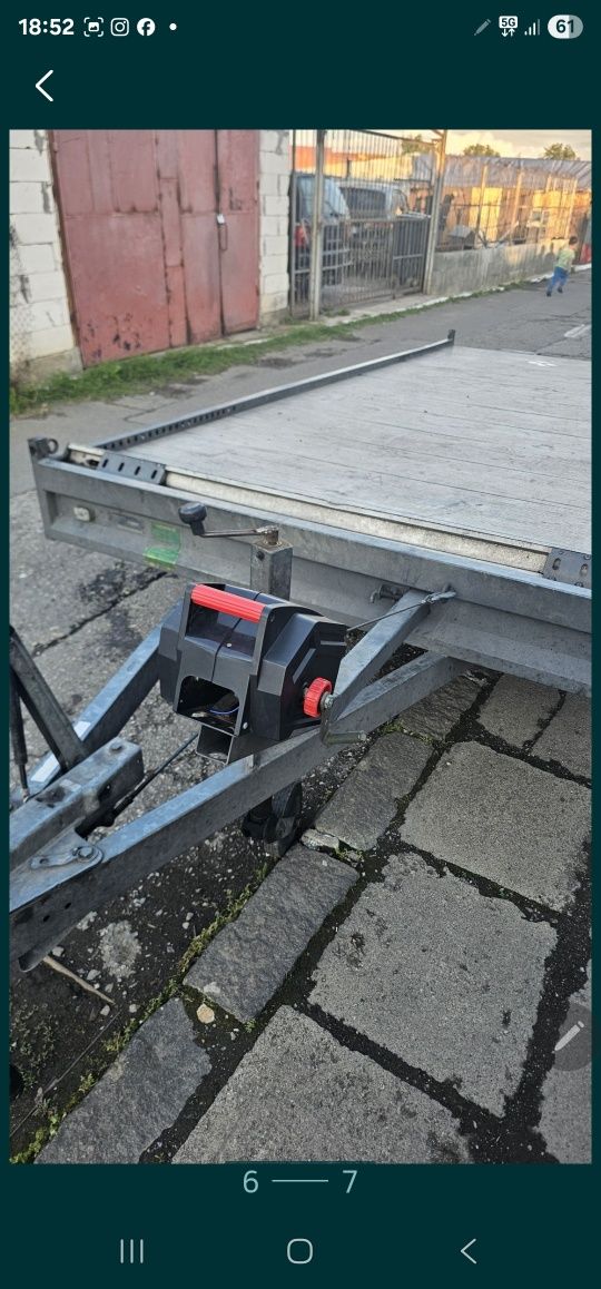 Vând remorca Anssems 2700kg