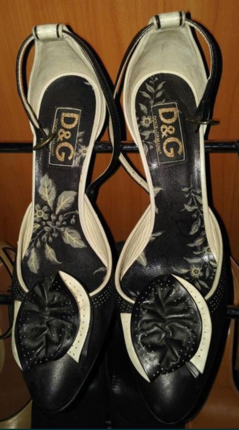 VERSACE COLLECTION и D&G oригинални кожени обувки