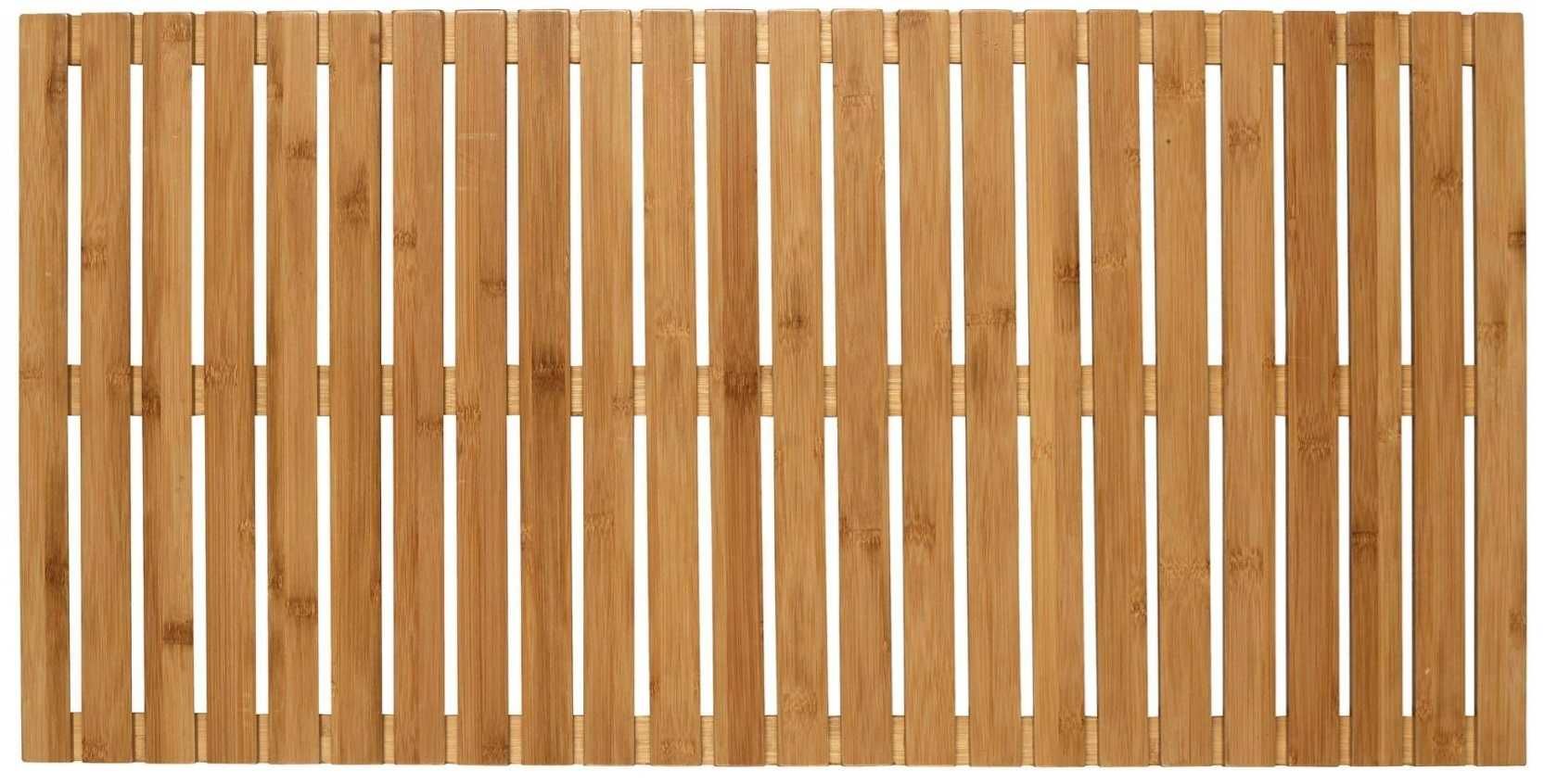 Covor/Platforma din lemn de bambus BAMBOO, 100 x 50 cm, natural, Wenko