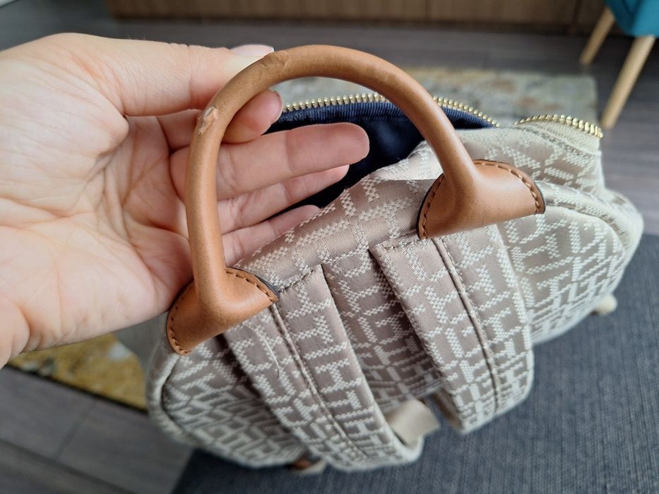 Rucsac femei Tommy Hilfinger maro/auriu