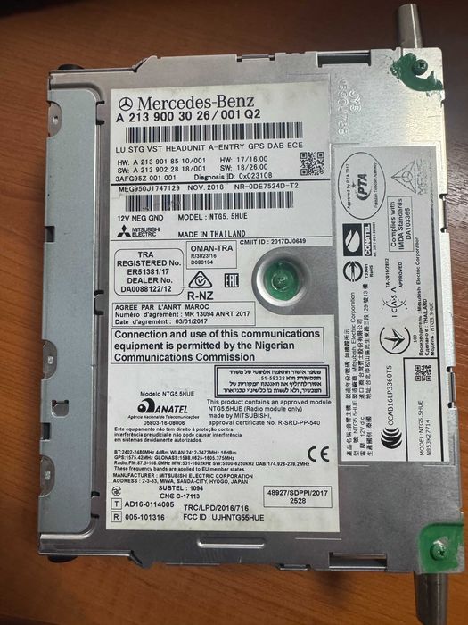 Navigatie Mercedes NTG 5.5 C-Class W205 Facelift / E-Class W213