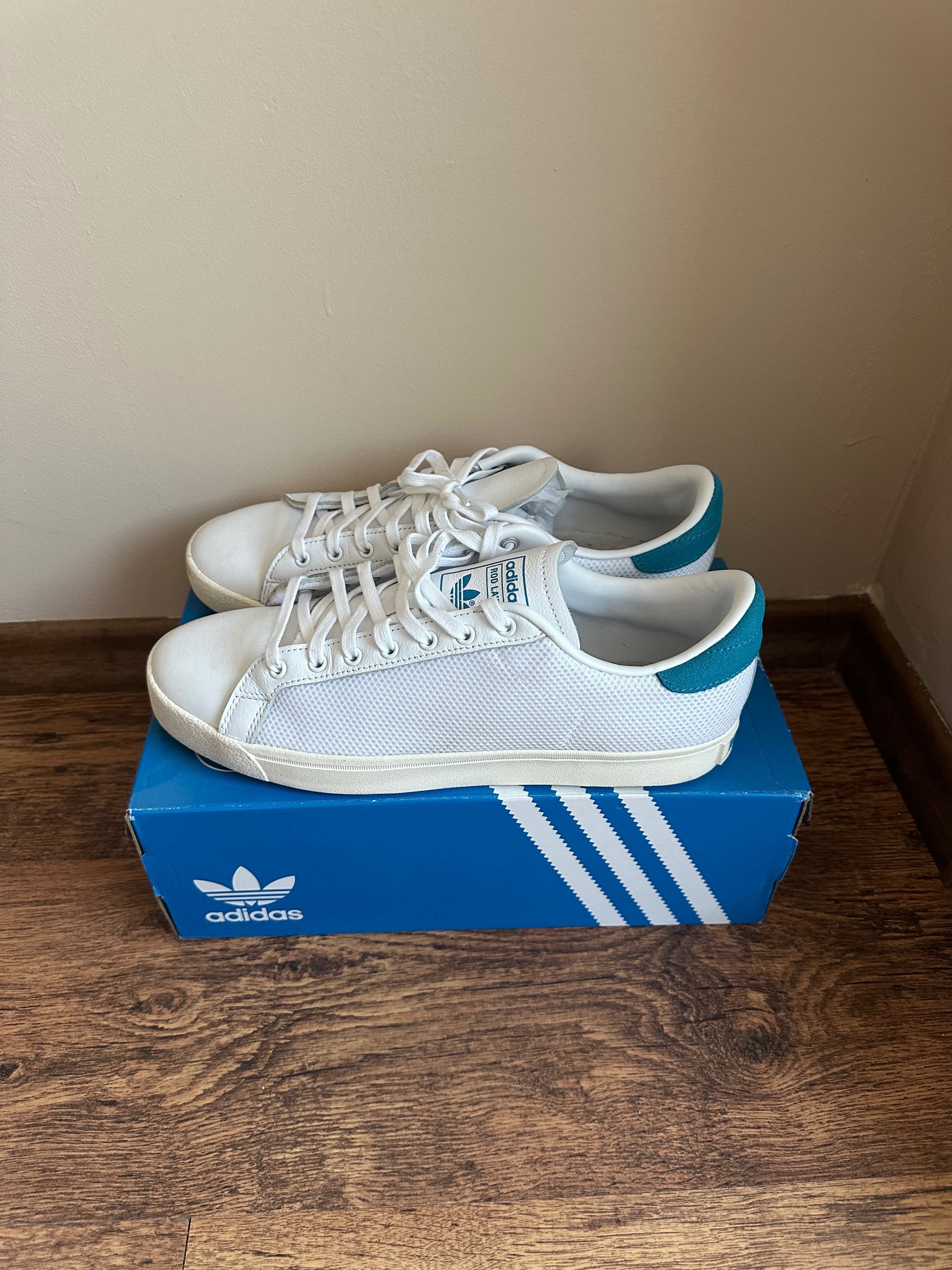 Adidas - Adidas Rod Laver Vintage бели мъжки маратонки 44 размер