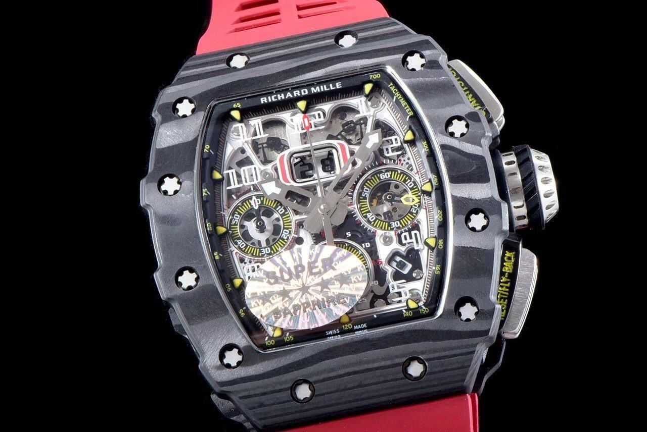 Richard Mille carbon crono red