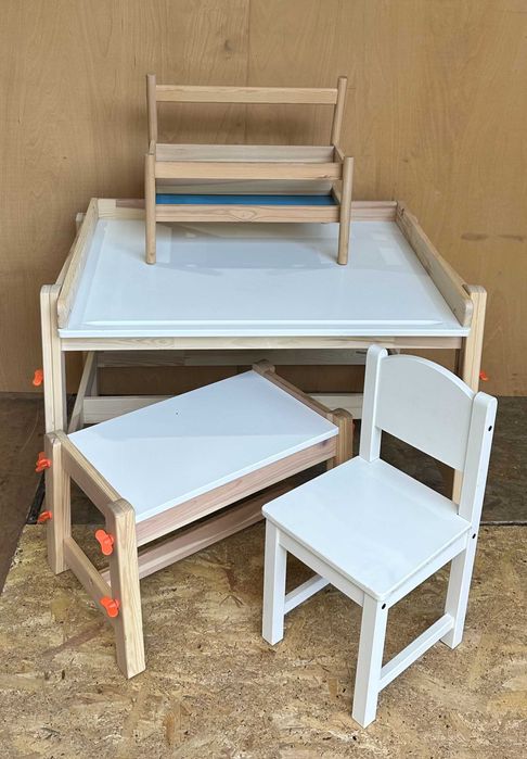 Mobilier Camera Copilului tip Ikea; Masuta scaun bancuta suport carti