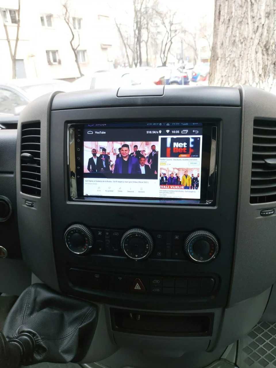 Navigatie Android Mercedes Sprinter Vito Viano VW Crafter 1-8 GB RAM