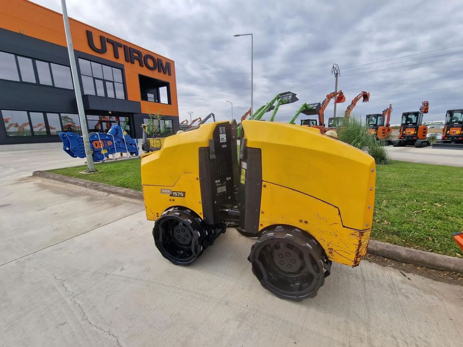 Ammann AMMANN 15.75, 1,5t, RADIOCOMANDA, lat tambur 0,8m, 2018, 491 ore functionare, tamburi tip picior de oaie 80% ok, lung 2,23m, inaltime 1,2m, latime 0,8m, motor YANMAR 14,8kW, STARE FOARTE  BUNA, posibilitate leasing-PROMOTIE 11.900 EUR+Tva